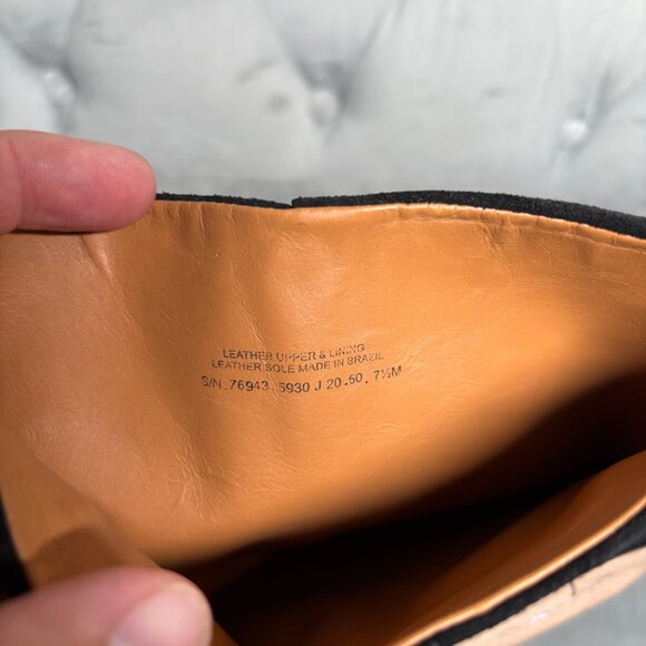 Tory Burch Black Suede Leather Platform Tall Boots – Women’s Size 7.5 - Picture 14 of 15